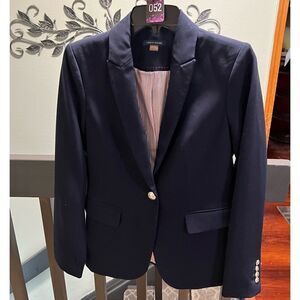 Tommy Hilfiger Navy  Blazer Silver Buttons Details Size 4 #MS052